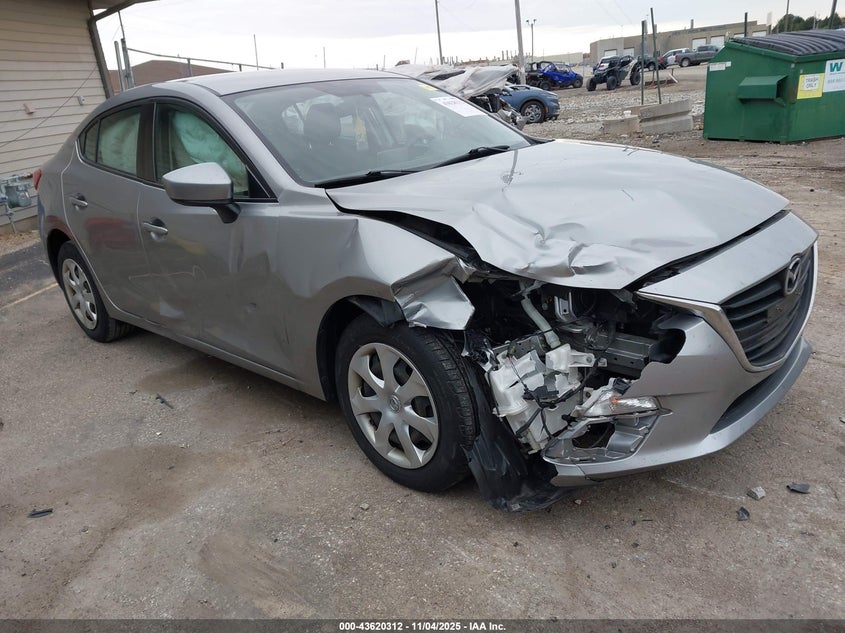 2015 MAZDA MAZDA3 I SPORT - 3MZBM1U7XFM202700