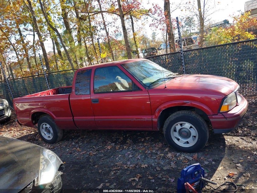 1998 GMC Sonoma Sls VIN: 1GTCS1940W8520986 Lot: 43620364
