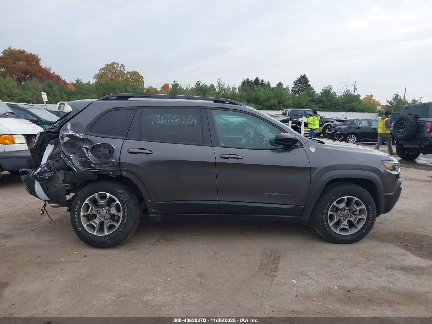 2022 Jeep Cherokee Trailhawk 4X4 VIN: 1C4PJMBXXND500647 Lot: 43620370