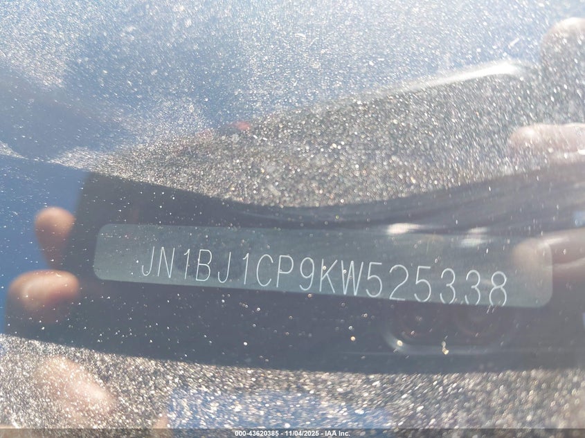 2019 NISSAN ROGUE SPORT S/SV/SL - JN1BJ1CP9KW525338