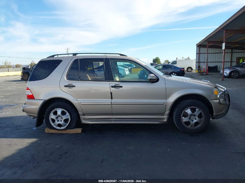 2003 Mercedes-Benz Ml 350 VIN: 4JGAB57E13A411138 Lot: 43620387