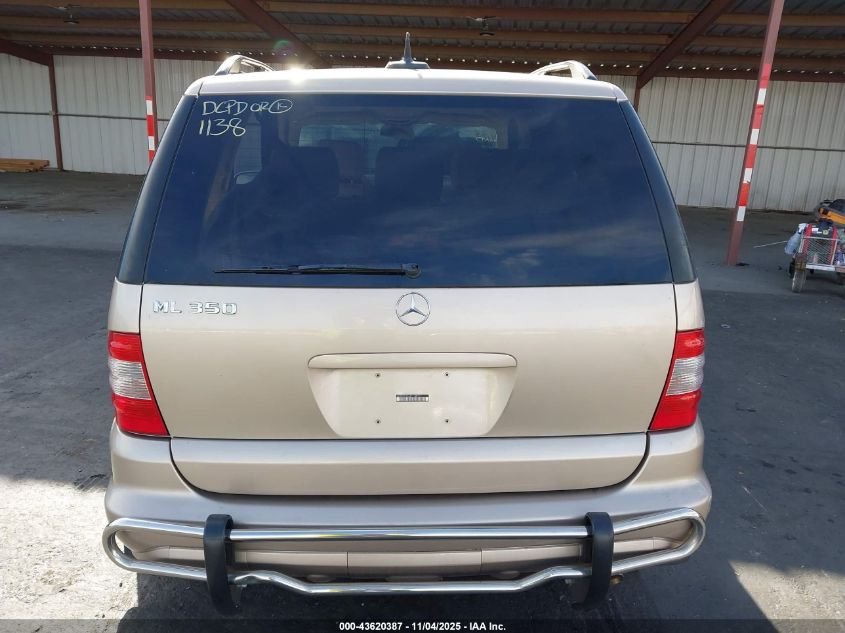 2003 Mercedes-Benz Ml 350 VIN: 4JGAB57E13A411138 Lot: 43620387