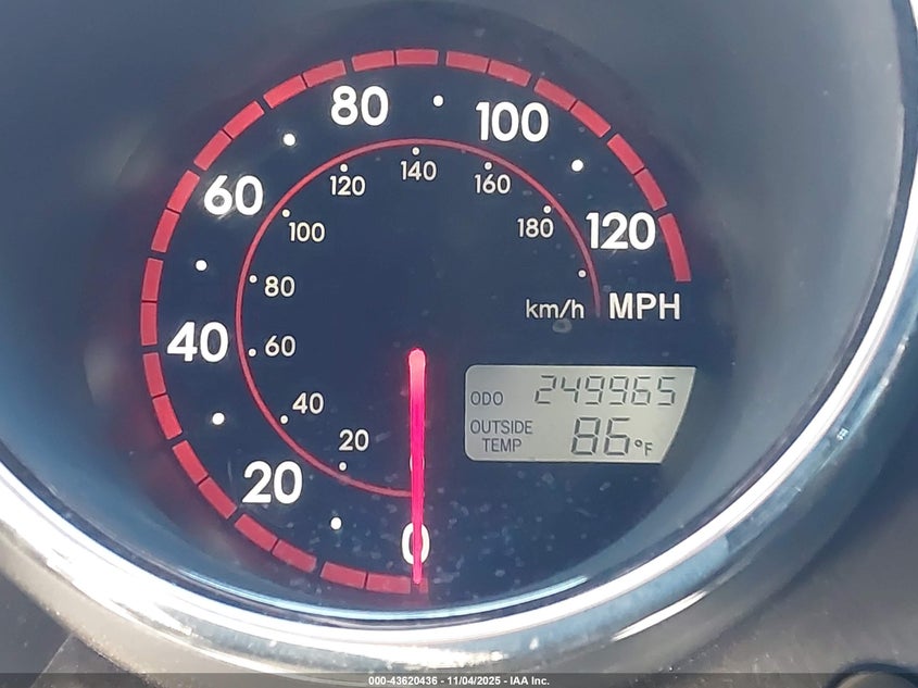 2006 Pontiac Vibe VIN: 5Y2SL65896Z441065 Lot: 43620436