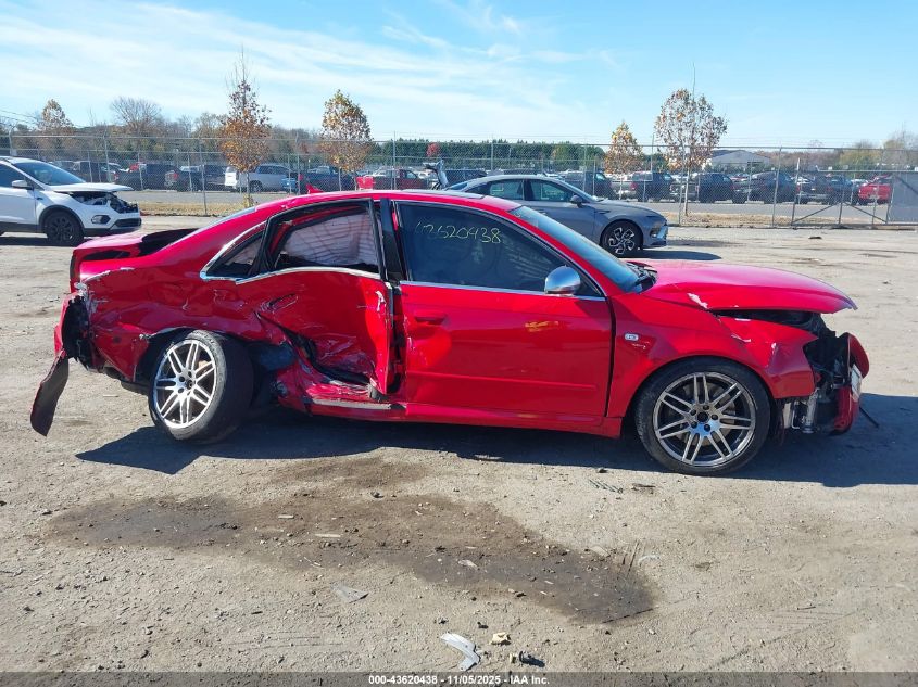 2008 Audi S4 4.2 VIN: WAUGL78E98A073109 Lot: 43620438