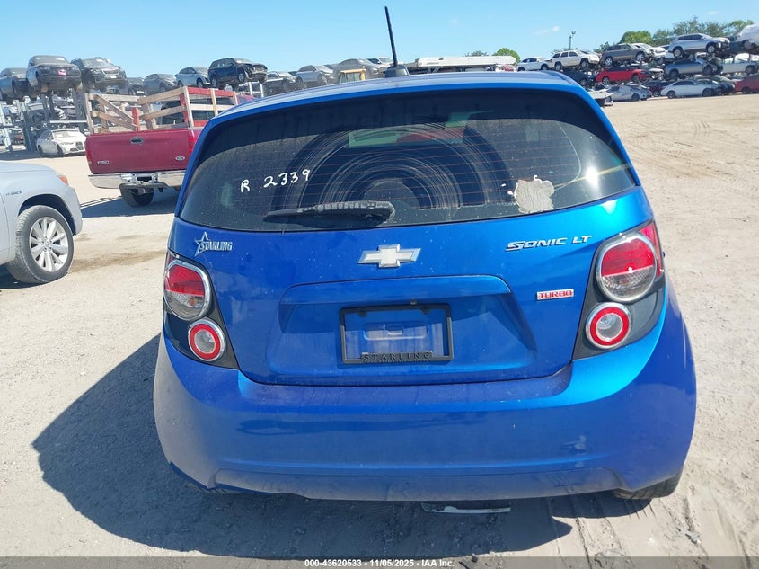 2016 CHEVROLET SONIC LT AUTO - 1G1JC6SBXG4168088