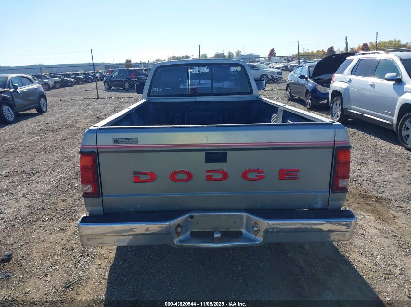 1992 Dodge Dakota VIN: 1B7GL26X0NS535539 Lot: 43620544