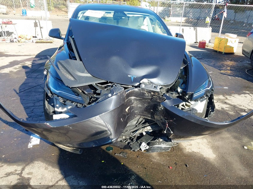 2025 Tesla Model 3 Long Range All-Wheel Drive VIN: 5YJ3E1EB6SF928673 Lot: 43620552