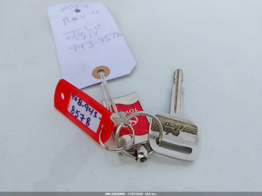 2008 Toyota Rav4 VIN: JTMBD35V685169960 Lot: 43620568