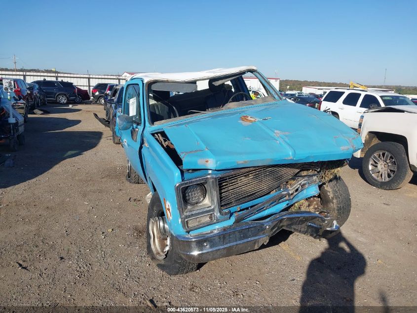 1979 Chevrolet Blazer VIN: CKR189Z190611 Lot: 43620573