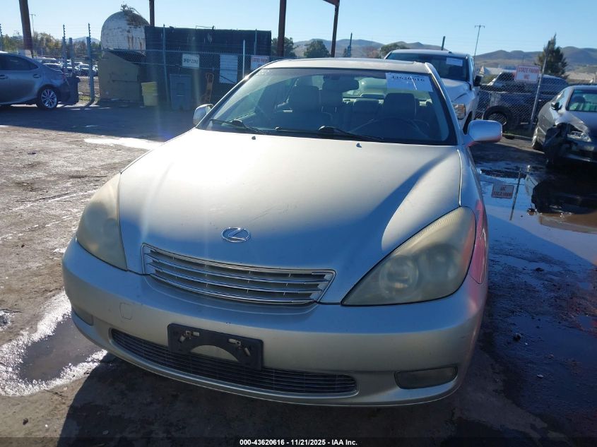 2004 Lexus Es 330 VIN: JTHBA30G845006088 Lot: 43620616
