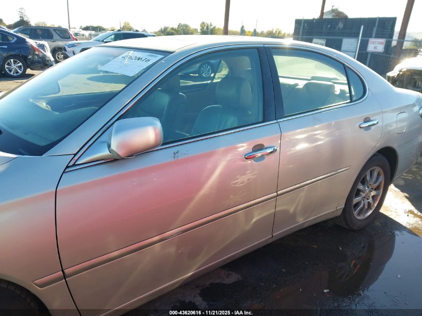 2004 Lexus Es 330 VIN: JTHBA30G845006088 Lot: 43620616