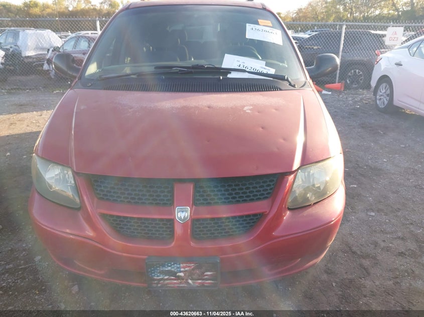 2002 Dodge Grand Caravan Ex VIN: 2B8GP74L42R627876 Lot: 43620663
