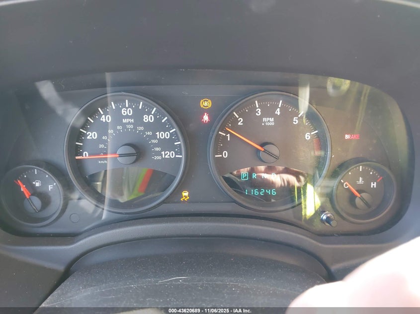 2011 Jeep Compass VIN: 1J4NT1FA2BD203674 Lot: 43620689