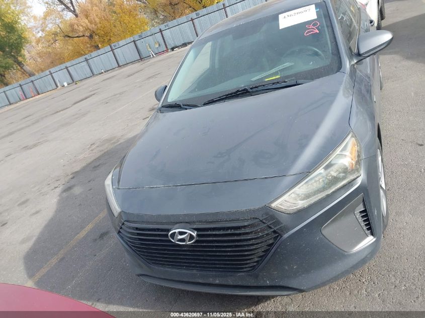 2017 Hyundai Ioniq Hybrid Blue VIN: KMHC65LC3HU043522 Lot: 43620697