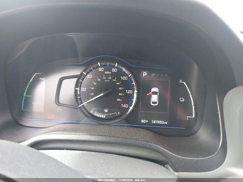 2017 Hyundai Ioniq Hybrid Blue VIN: KMHC65LC3HU043522 Lot: 43620697