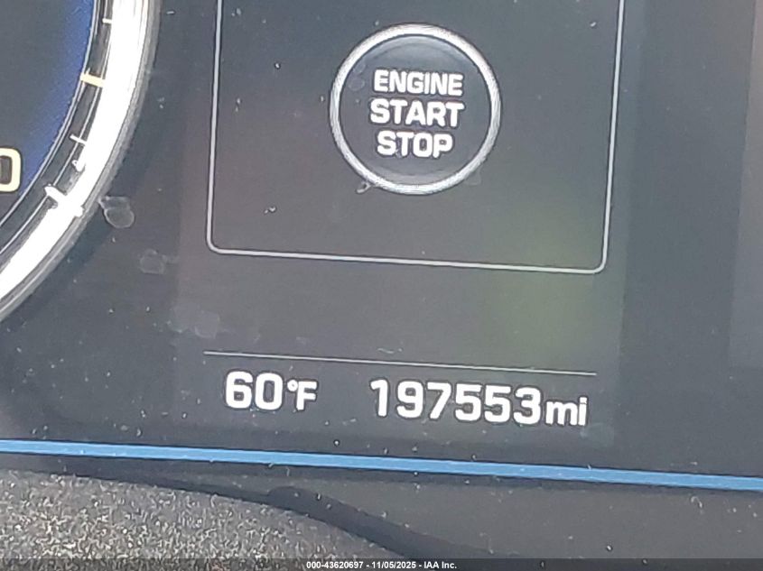 2017 Hyundai Ioniq Hybrid Blue VIN: KMHC65LC3HU043522 Lot: 43620697