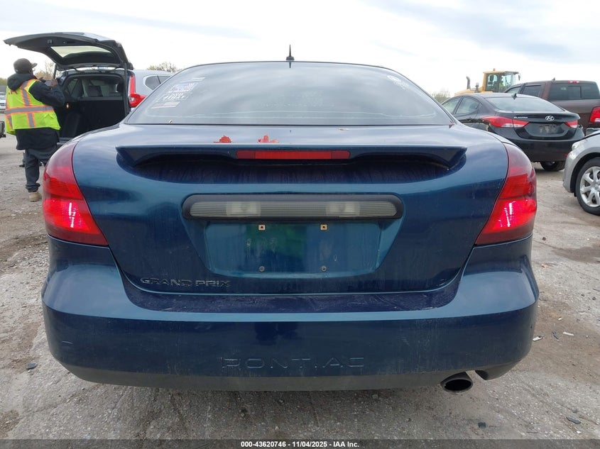 2006 Pontiac Grand Prix VIN: 2G2WP552861145950 Lot: 43620746