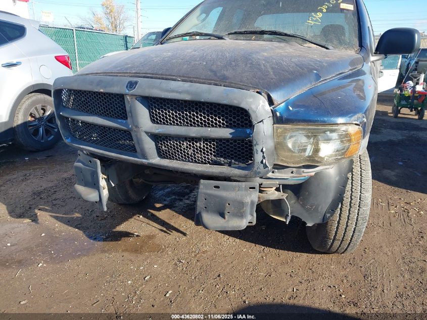 2002 Dodge Ram 1500 St VIN: 1D7HA18N22S595064 Lot: 43620802