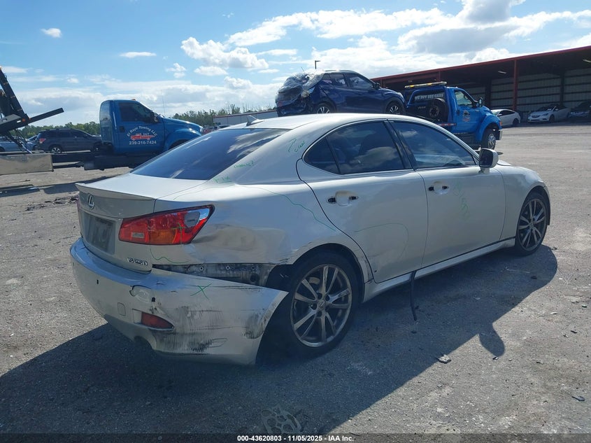 2008 Lexus Is 250 VIN: JTHBK262X82068456 Lot: 43620803