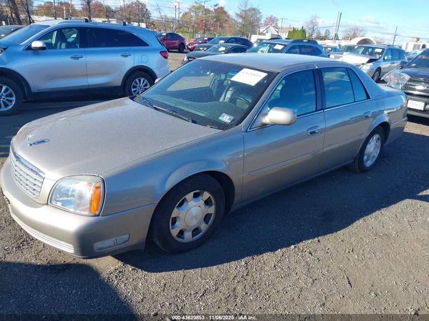 1G6KD54Y91U180537 2001 CADILLAC DE VILLE photo no. 2