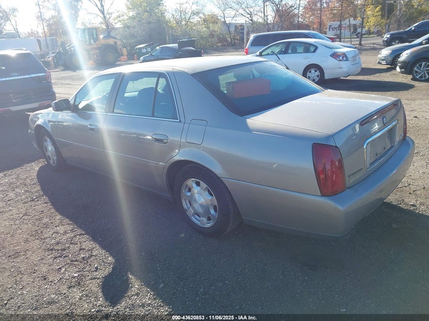 1G6KD54Y91U180537 2001 CADILLAC DE VILLE photo no. 3