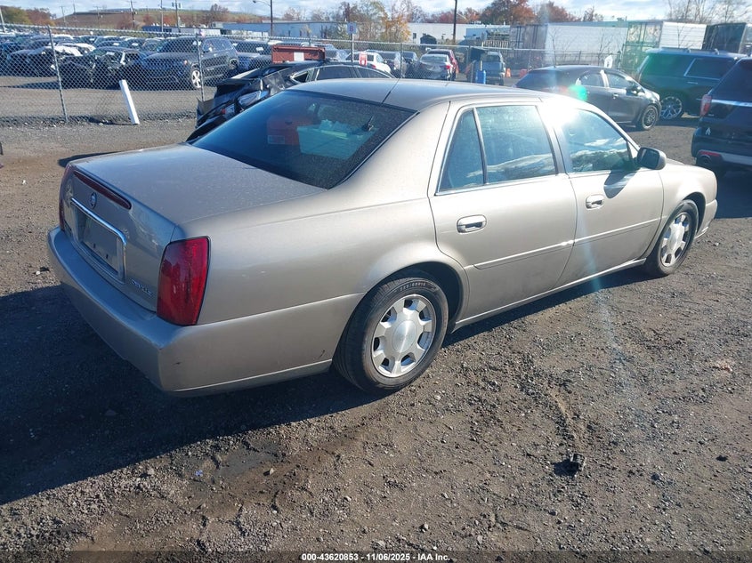 1G6KD54Y91U180537 2001 CADILLAC DE VILLE photo no. 4