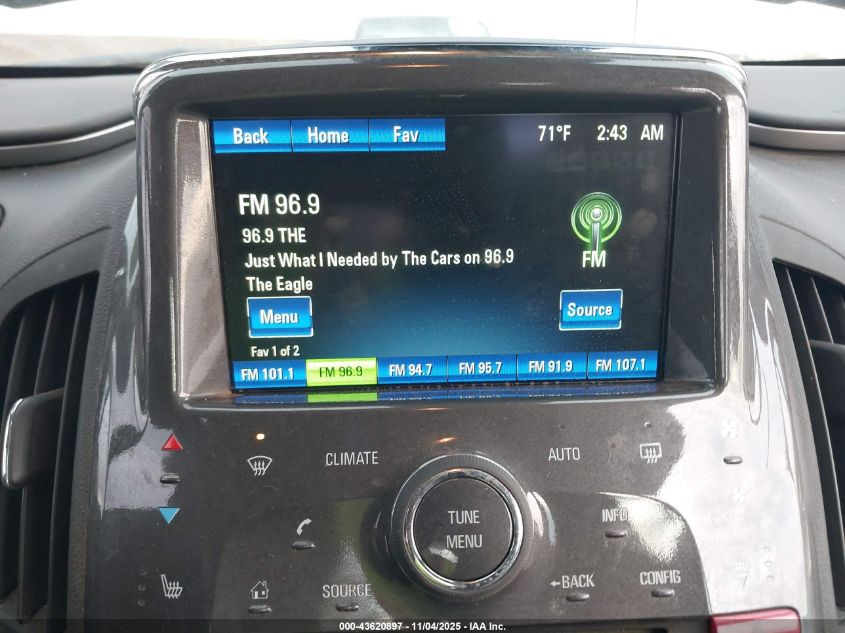 2014 Chevrolet Volt VIN: 1G1RH6E46EU151254 Lot: 43620897