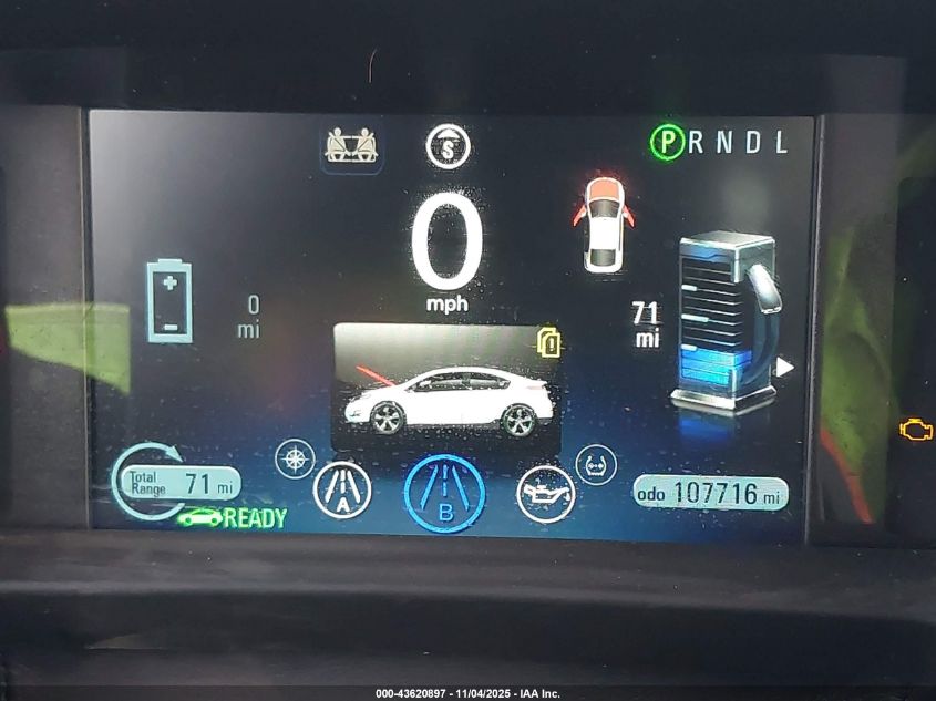 2014 Chevrolet Volt VIN: 1G1RH6E46EU151254 Lot: 43620897