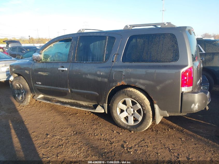 2006 Nissan Armada Le VIN: 5N1AA08B96N704356 Lot: 43620918