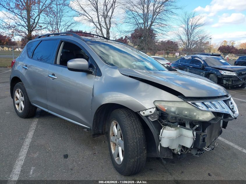 2009 Nissan Murano Sl VIN: JN8AZ18WX9W106611 Lot: 43620928