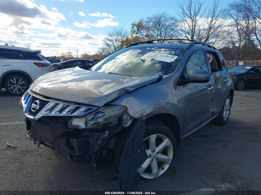 2009 Nissan Murano Sl VIN: JN8AZ18WX9W106611 Lot: 43620928