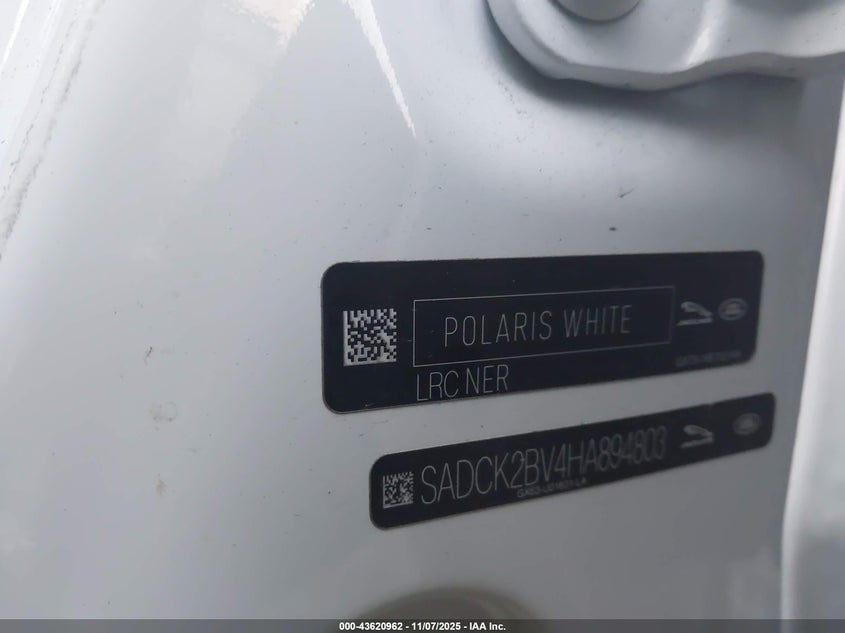 2017 JAGUAR F-PACE 35T PRESTIGE SADCK2BV4HA894803