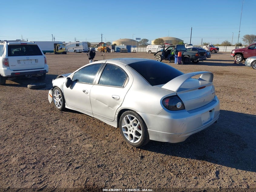 1B3ES66S35D125006 2005 DODGE NEON photo no. 3