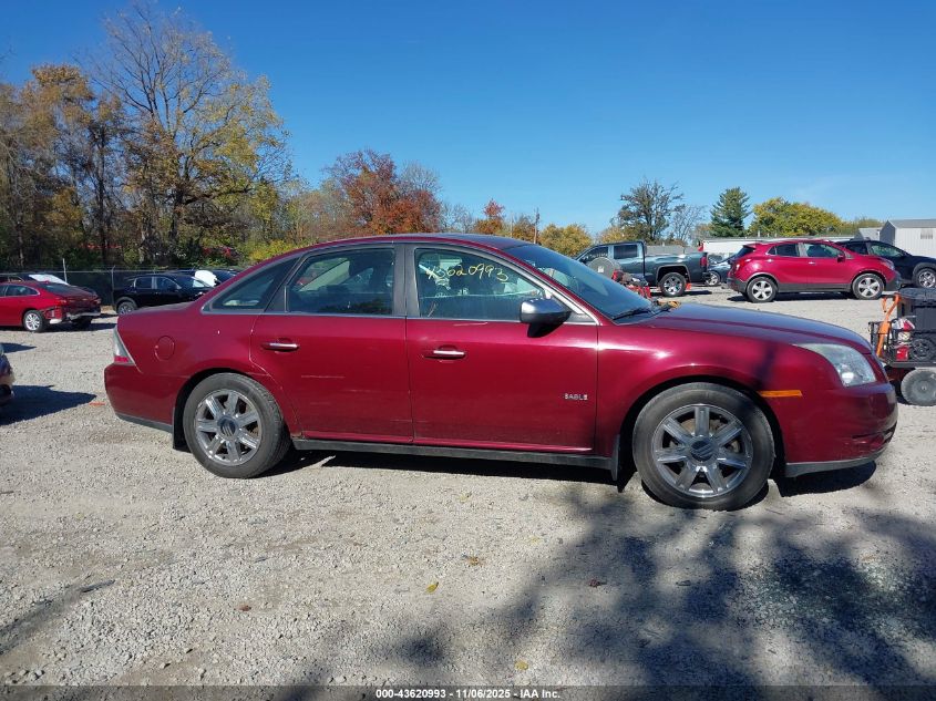 2008 Mercury Sable Premier VIN: 1MEHM42W68G625634 Lot: 43620993