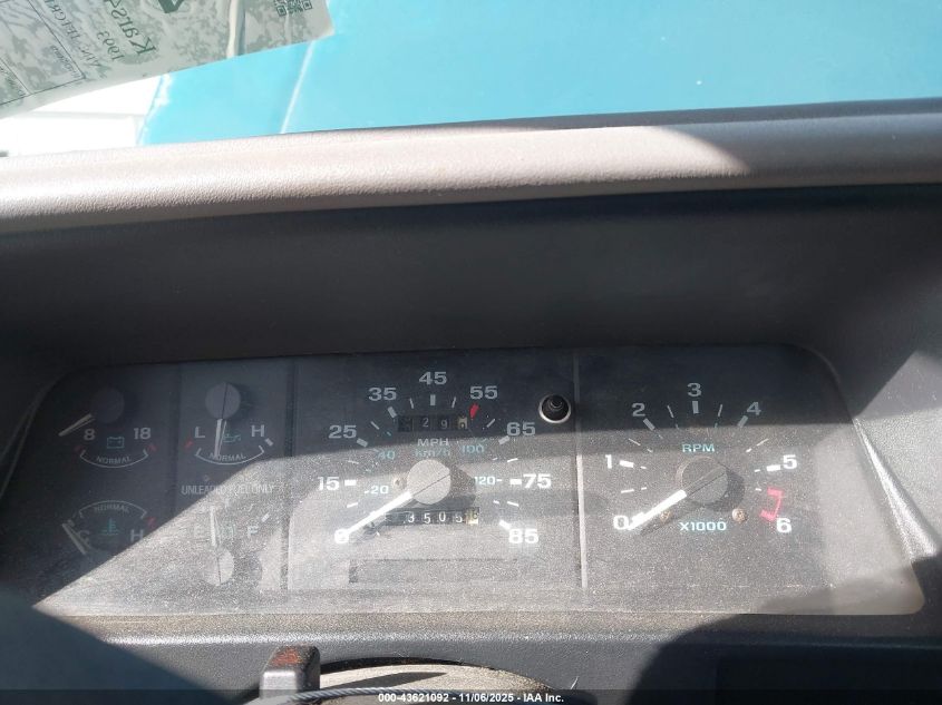 1993 Ford Ranger VIN: 1FTCR10U5PUC48467 Lot: 43621092