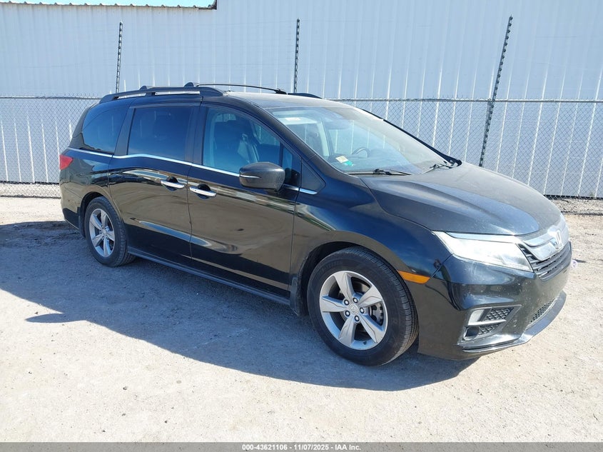 2018 HONDA ODYSSEY EX-L - 5FNRL6H79JB108560
