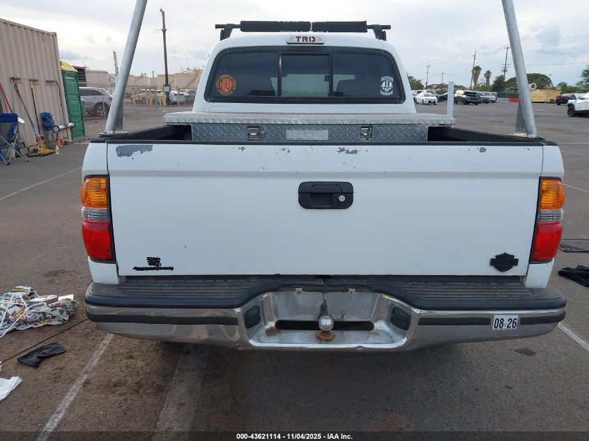 2002 Toyota Tacoma Prerunner V6 VIN: 5TEGN92N52Z884453 Lot: 43621114