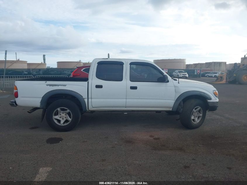 2002 Toyota Tacoma Prerunner V6 VIN: 5TEGN92N52Z884453 Lot: 43621114