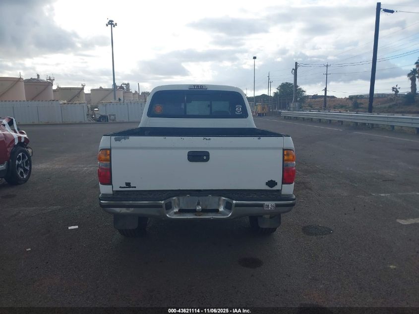 2002 Toyota Tacoma Prerunner V6 VIN: 5TEGN92N52Z884453 Lot: 43621114