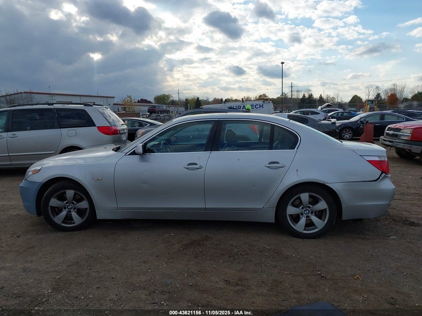 2007 BMW 525I VIN: WBANE53577CY08346 Lot: 43621156