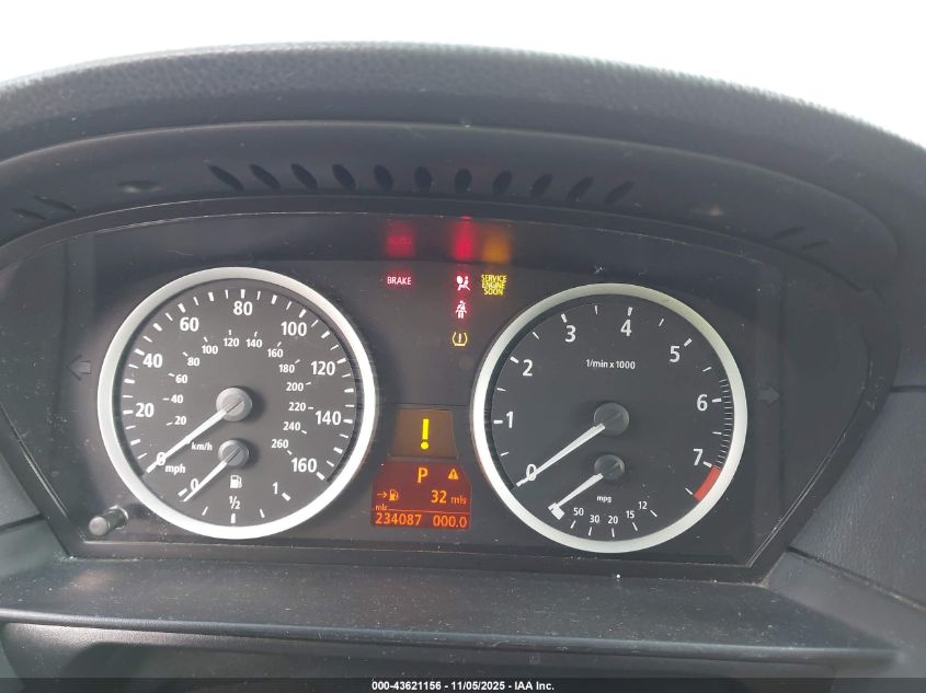 2007 BMW 525I VIN: WBANE53577CY08346 Lot: 43621156