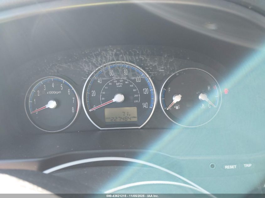 2009 Hyundai Santa Fe Gls VIN: 5NMSG13D79H331342 Lot: 43621215