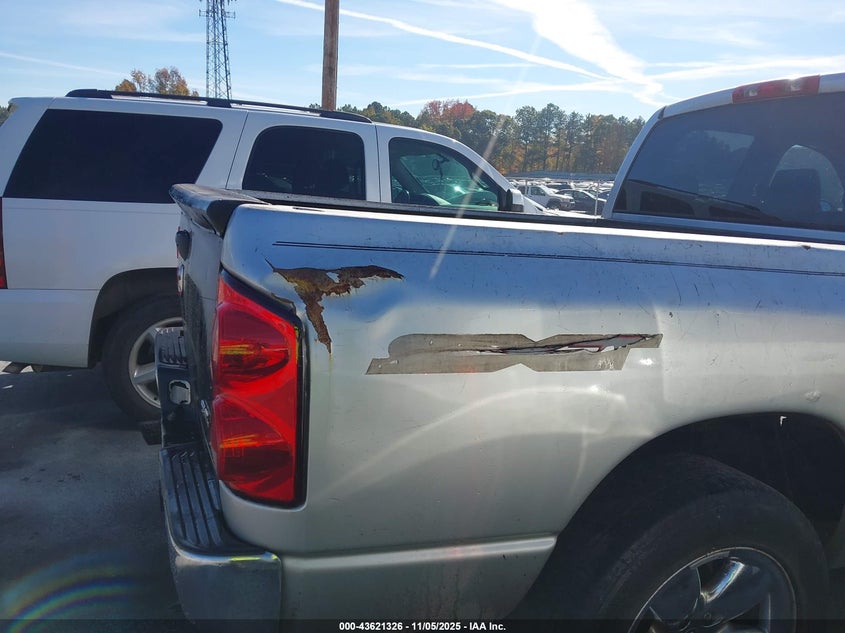 2008 Dodge Ram 1500 St/Sxt VIN: 1D7HA18N98S630725 Lot: 43621326