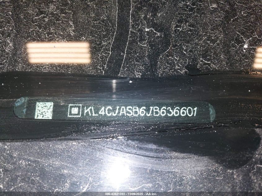 2018 Buick Encore Preferred VIN: KL4CJASB6JB636601 Lot: 43621353