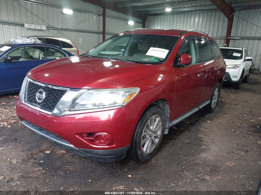 2013 Nissan Pathfinder Sv brown suv gasoline 5N1AR2MNXDC688018 photo #3