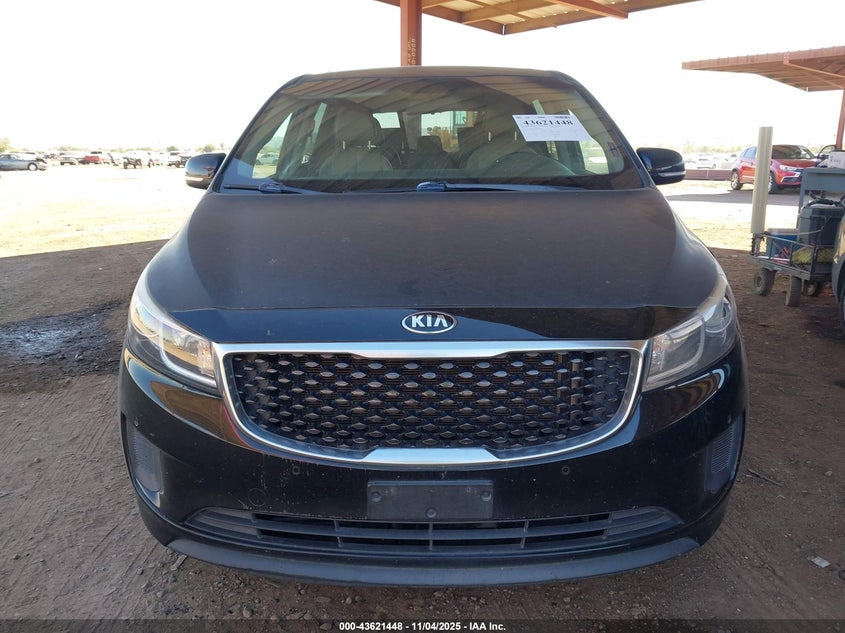 2017 Kia Sedona Lx VIN: KNDMB5C14H6324090 Lot: 43621448