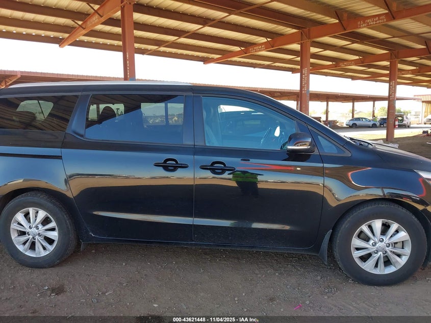 2017 Kia Sedona Lx VIN: KNDMB5C14H6324090 Lot: 43621448