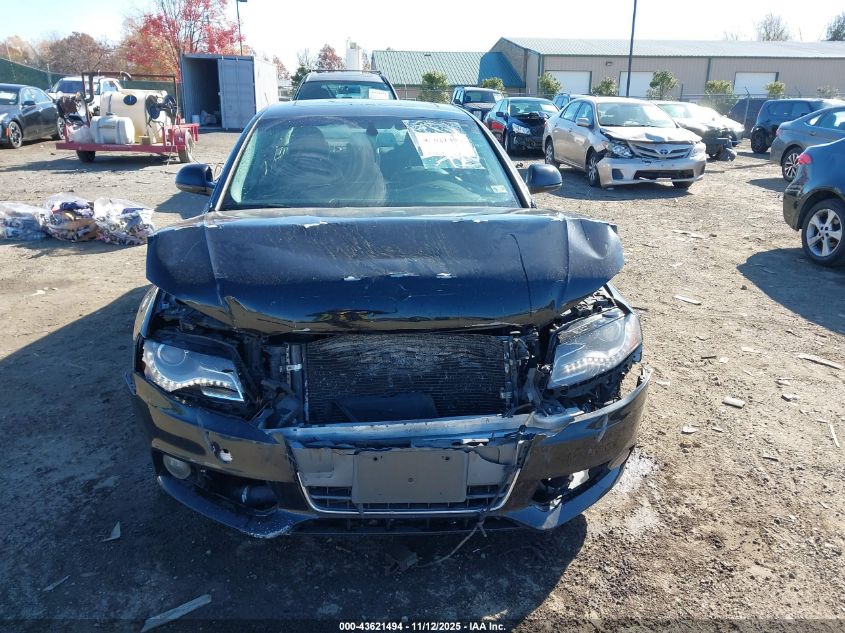 2009 Audi A4 2.0T Premium VIN: WAUSF78K69N021695 Lot: 43621494