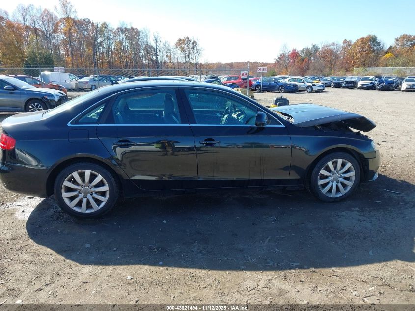 2009 Audi A4 2.0T Premium VIN: WAUSF78K69N021695 Lot: 43621494