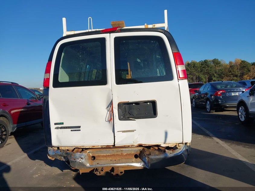 2012 Chevrolet Express 2500 Work Van VIN: 1GCWGFCG7C1129093 Lot: 43621525